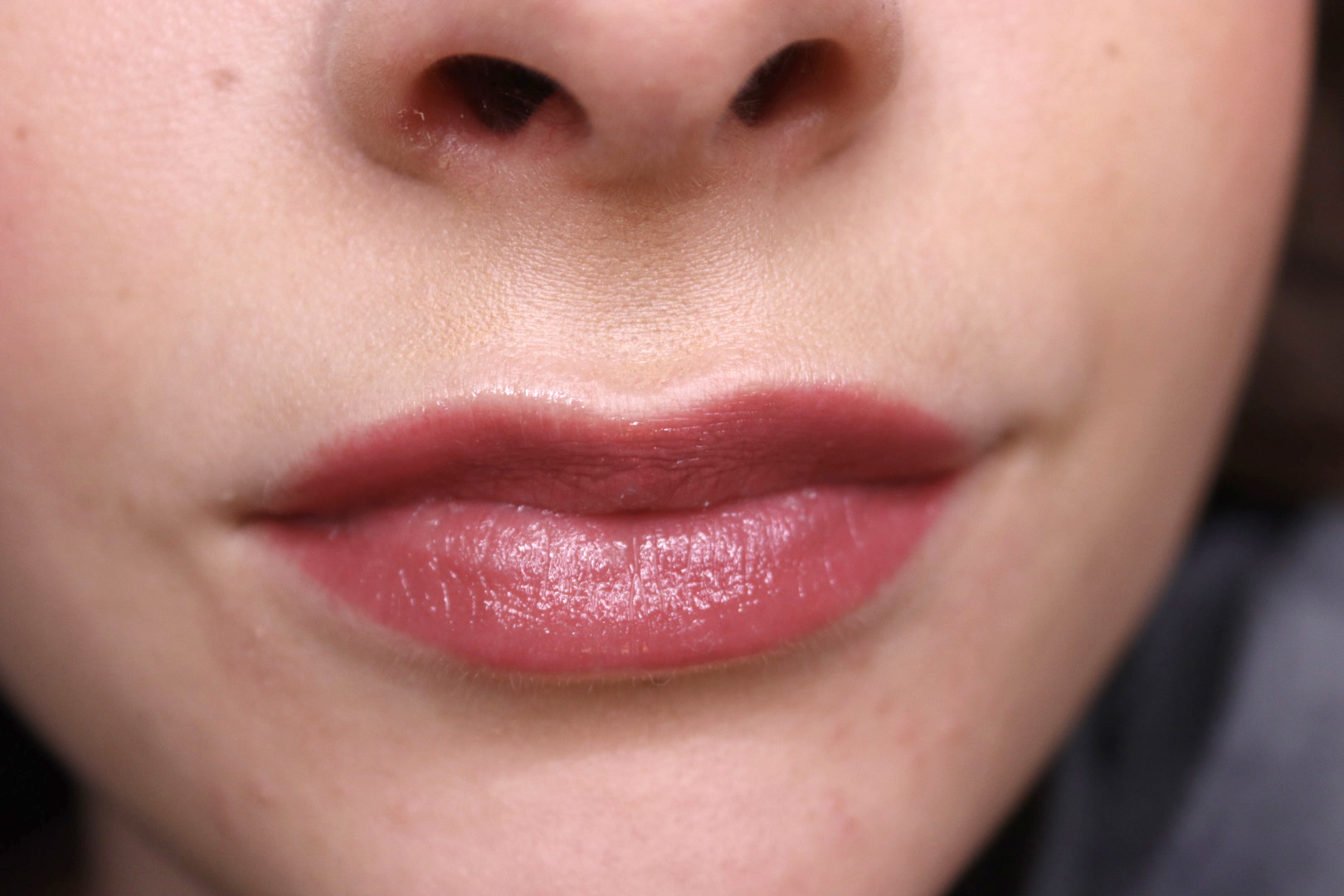 Lippen zart getönt